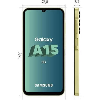 Samsung Galaxy A15 5G, 128GB, 4GB RAM, Yellow, Unlocked, International Model - 2