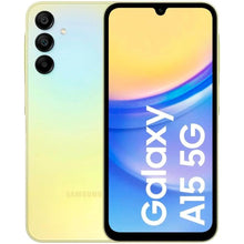 Samsung Galaxy A15 5G, 128GB, 4GB RAM, Yellow, Unlocked, International Model - 1