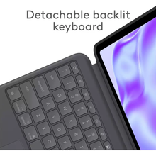 Logitech Combo Touch iPad Pro 12.9 Inch Tablet Case - Grey - 3
