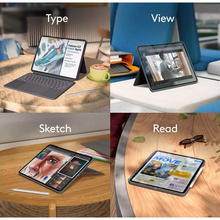 Logitech Combo Touch iPad Pro 12.9 Inch Tablet Case - Grey - 7