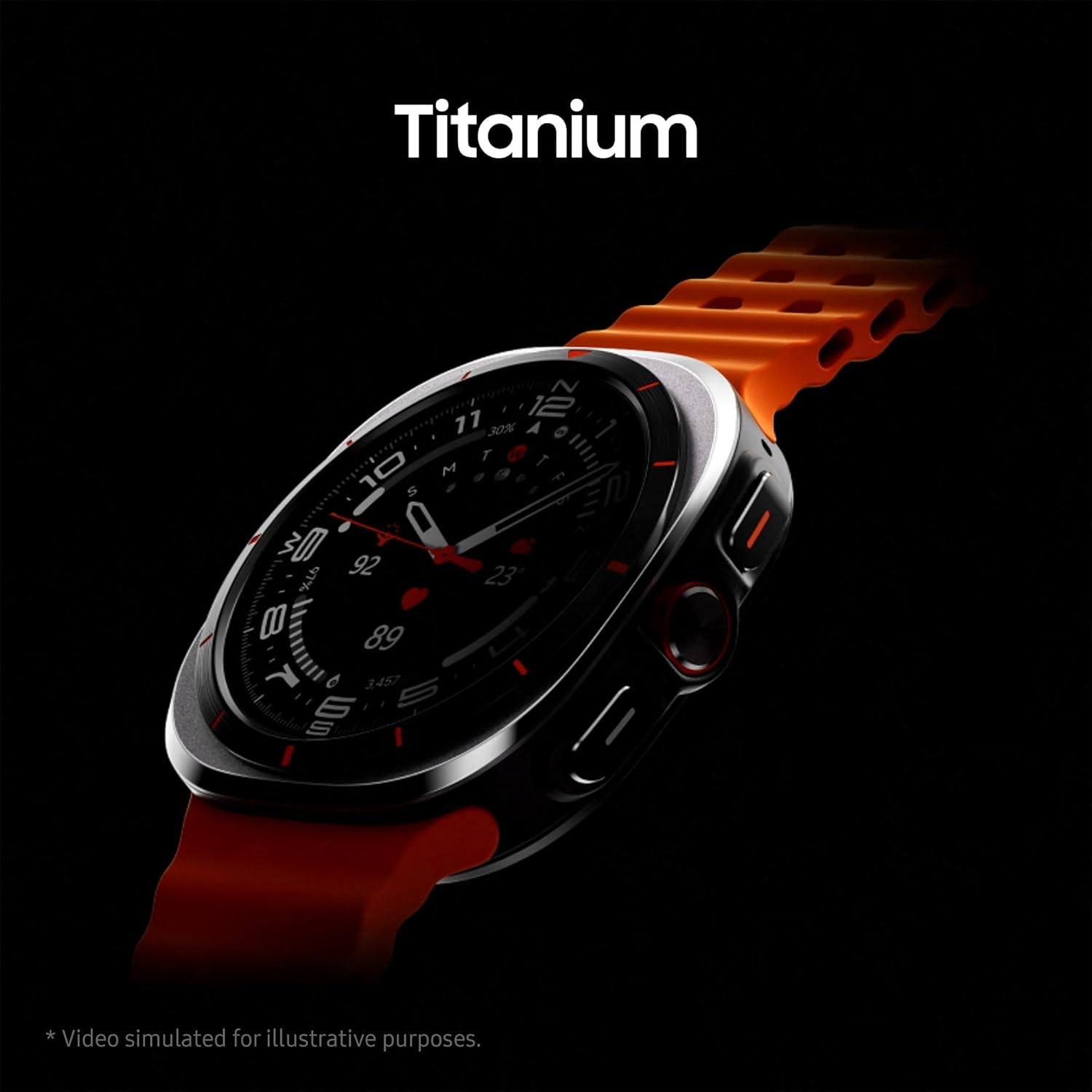 Samsung Galaxy Watch Ultra Dark Grey with Galaxy AI, Smart Watch, Health Monitoring, Fitness Tracker, 47mm, LTE, 3 Year Manufacturer Extended Warranty (UK Version)  - 1
