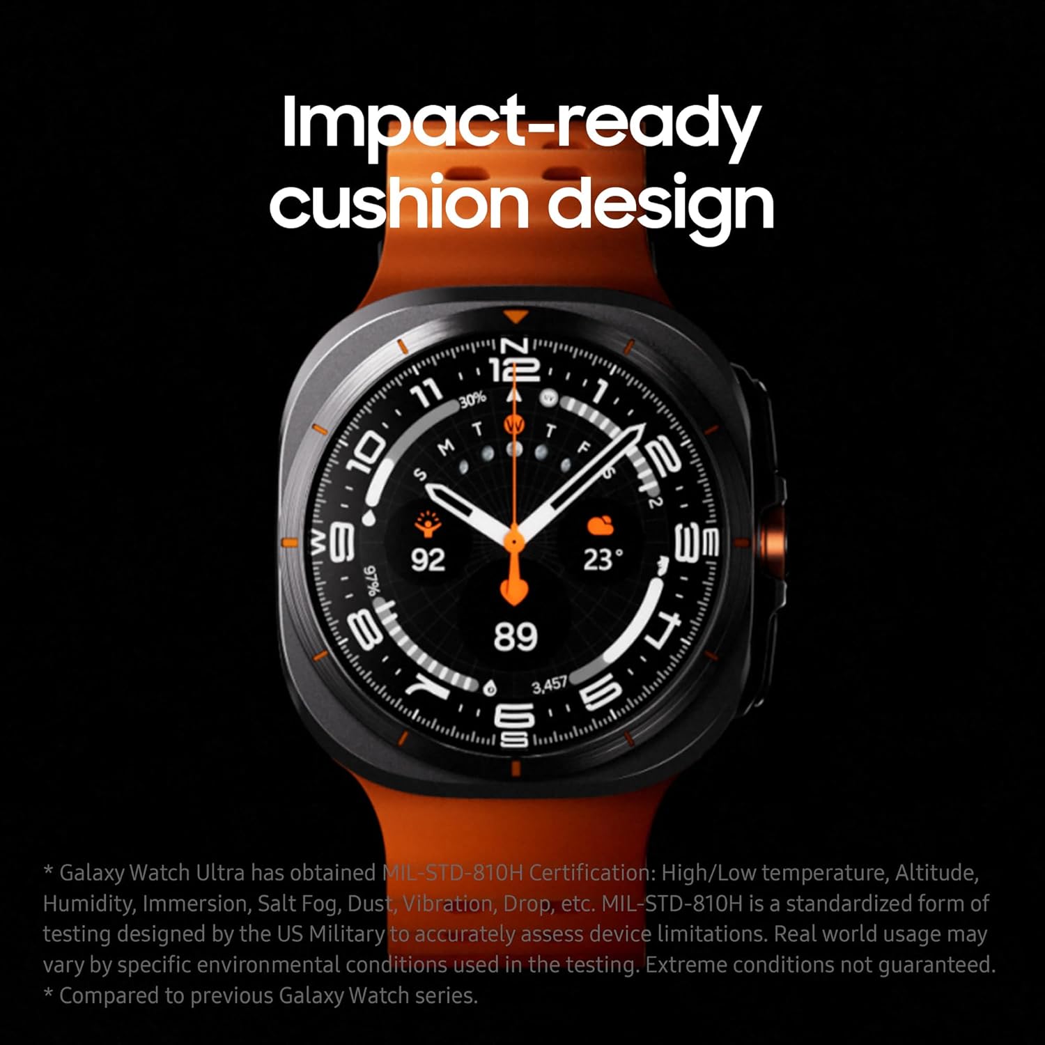 Samsung Galaxy Watch Ultra Dark Grey with Galaxy AI, Smart Watch, Health Monitoring, Fitness Tracker, 47mm, LTE, 3 Year Manufacturer Extended Warranty (UK Version)  - 4