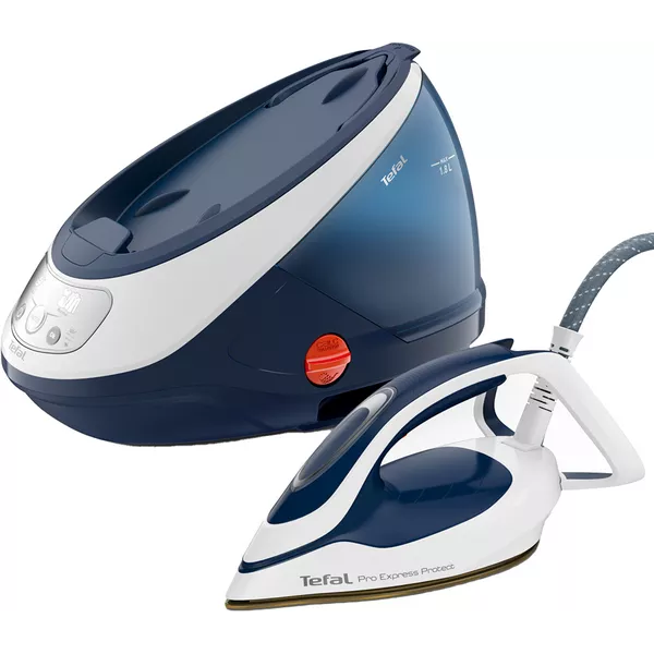 TEFAL Pro Express Protect GV9221G0 Steam Generator Iron - White & Blue - 4