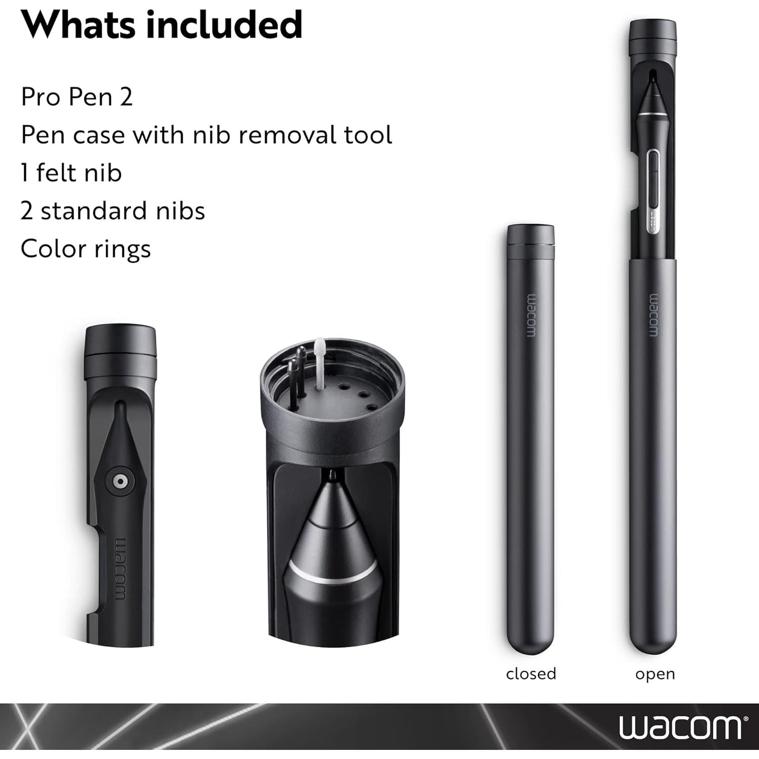 Wacom Pro Pen 2 (KP504E) - Compatible Cintiq Pro & MobileStudio Pro,Black - 6