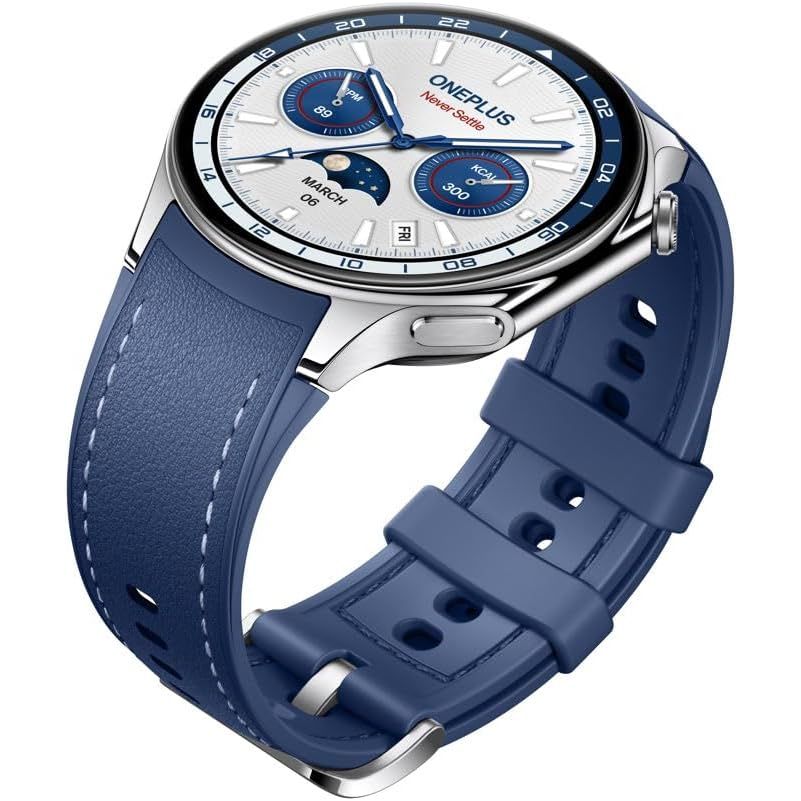 OnePlus Watch 2 Smartwatch - Nordic Blue - 3