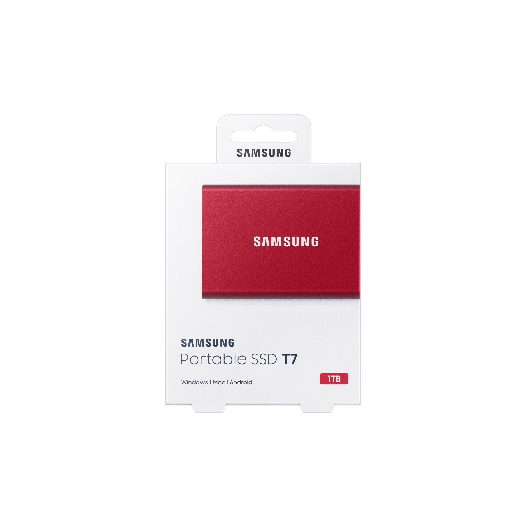 Samsung Portable SSD T7 1TB - Red - 7