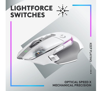 LOGITECH G502 X Plus Lightspeed Wireless Optical Gaming Mouse - White - 2