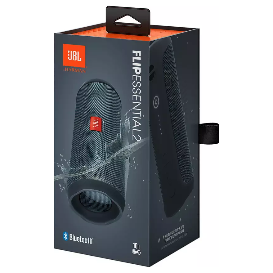 JBL Flip Essential 2 Portable Waterproof Speaker - Grey - 7