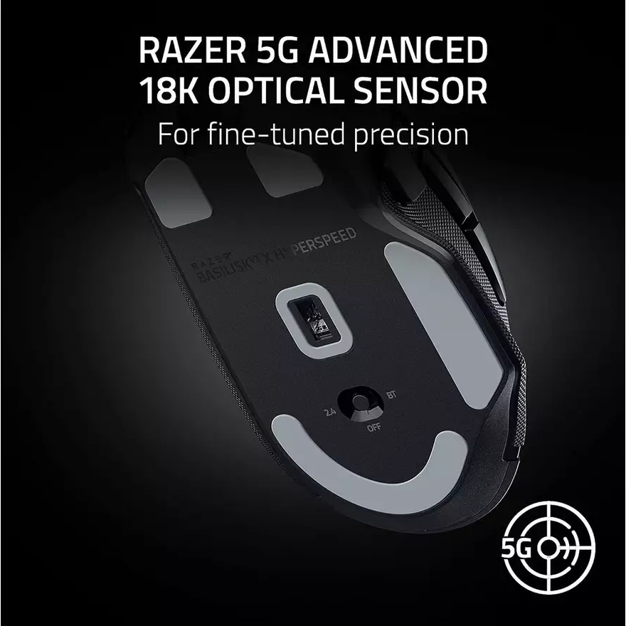  Razer Basilisk V3 X HyperSpeed Mouse - Black - 3