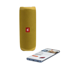 JBL Flip 5 Waterproof Bluetooth Speaker (Mustard Yellow) - 4