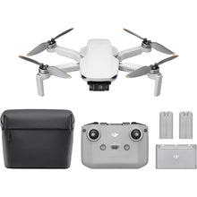 DJI Mini 4K Fly More Combo, Drone with 4K UHD Camera for Adults, Under 249 g, 3-Axis Gimbal Stabilization, 10km Video Transmission, Auto Return, 3 Batteries for 93-Min Max Flight Time, QuickShots  - 1