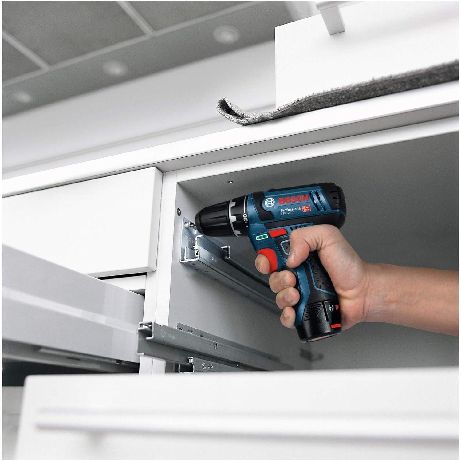 Bosch Professional 12V System GSR 12V-15 cordless drill/driver (excluding batteries and charger, in carton) - 4