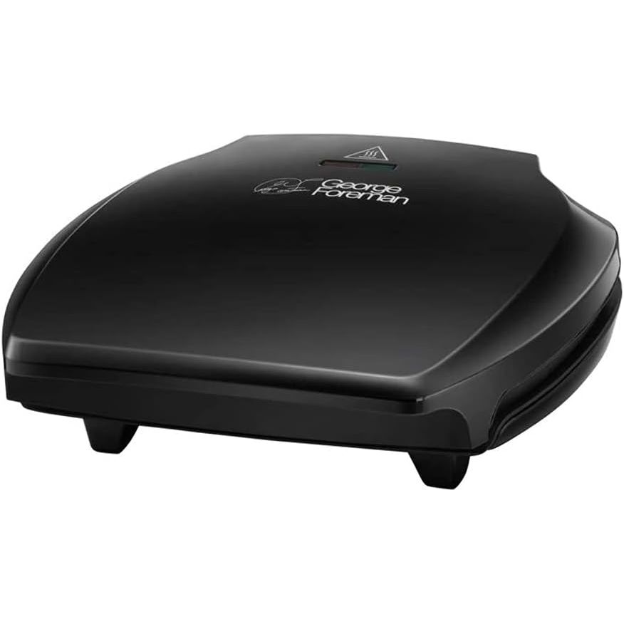 George Foreman Family 5-Portion(510 sq cm plate) Grill 23420 - Black - 1