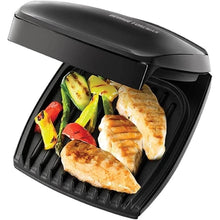 George Foreman Family 5-Portion(510 sq cm plate) Grill 23420 - Black - 3