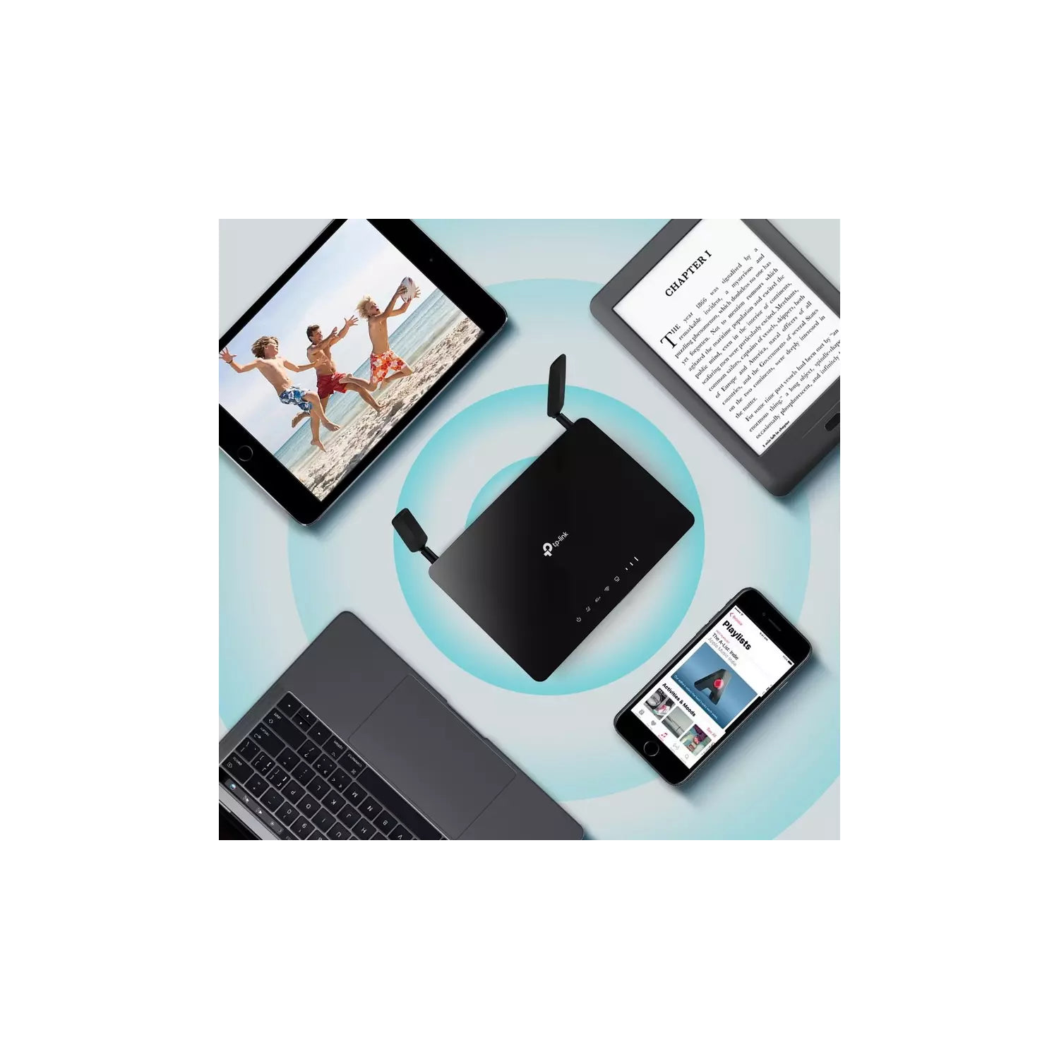 TP-Link AC1200 Wireless Dual-Band Wi-Fi 4G Router - 5