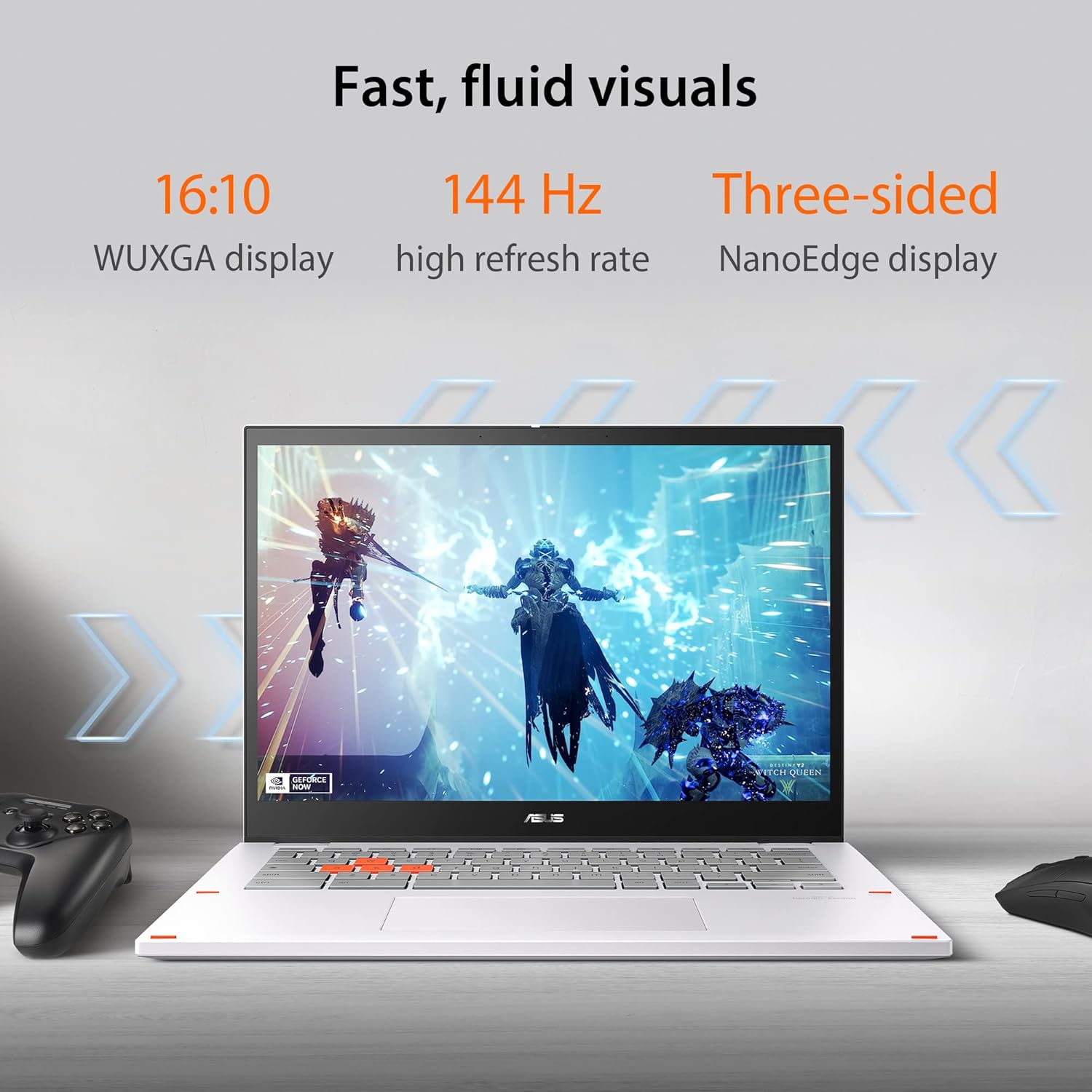 ASUS Chromebook Flip 14 CX3401FBA 14.0" Full HD 144Hz Touchscreen Laptop (Intel i3-1215U, 8GB RAM, 512GB PCIe SSD, Backlit UK Keyboard, Google Chrome OS) Includes ASUS Stylus Pen - 2