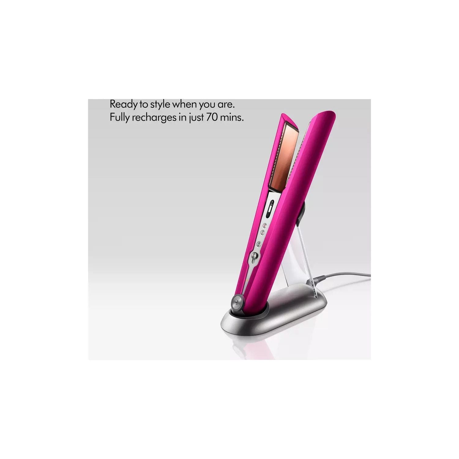 Dyson Corrale Cordless Hair Straightener - Fuchsia / Nickel - 3