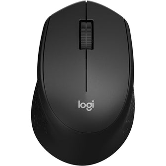 Logitech M330 SILENT PLUS Wireless Mouse, 2.4GHz with USB Nano Receiver, 1000 DPI Optical Tracking, 2-year Battery Life, Compatible with PC, Mac, Laptop, Chromebook - Black - 1