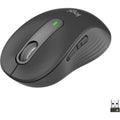 Logitech Signature M650 Wireless Mouse - For Small to Medium Sized Hands, 2-Year Battery, Silent Clicks, Customisable Side Buttons, Bluetooth, for PC/Mac/Multi-Device/Chromebook - Graphite - 1