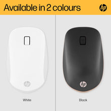 HP 410 Slim Silver Wireless Optical Mouse - Black - 10
