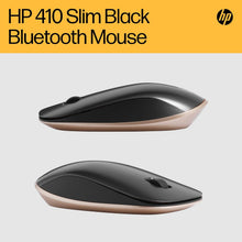 HP 410 Slim Silver Wireless Optical Mouse - Black - 8