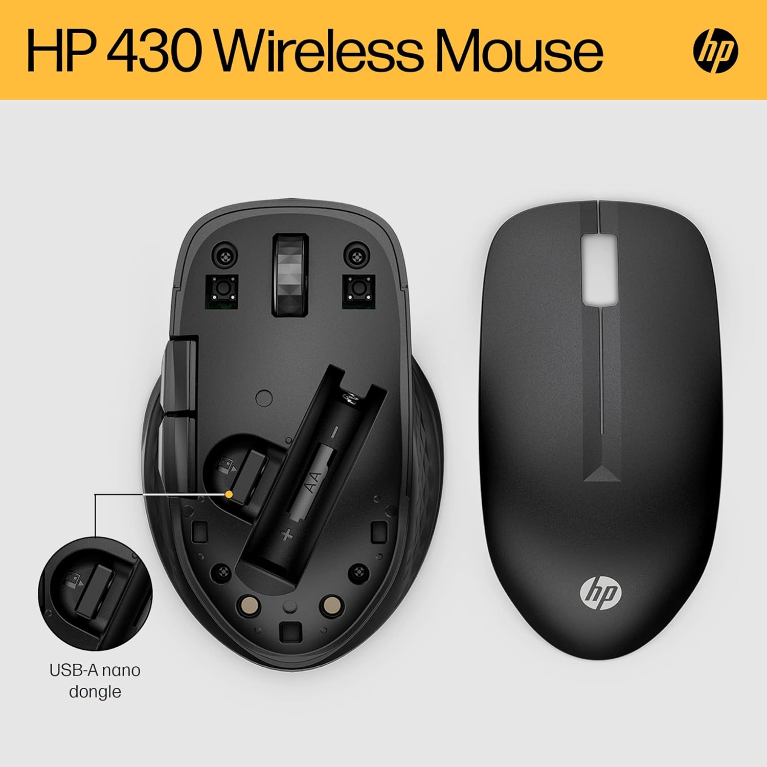 HP 430 Multi-Device Wireless Optical Mouse - 11