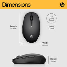 HP Dual Mode 300 Wireless Optical Mouse - 3