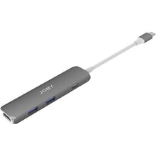 JOBY USB C Hub with HDMI 4K, 2 USB-A 3.0 sockets, USB C PD, USB Multi-socket, USB Hub - 4