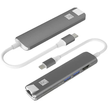 Juku USB-C Multiport Adapter with Ethernet 7 in 1 - 1