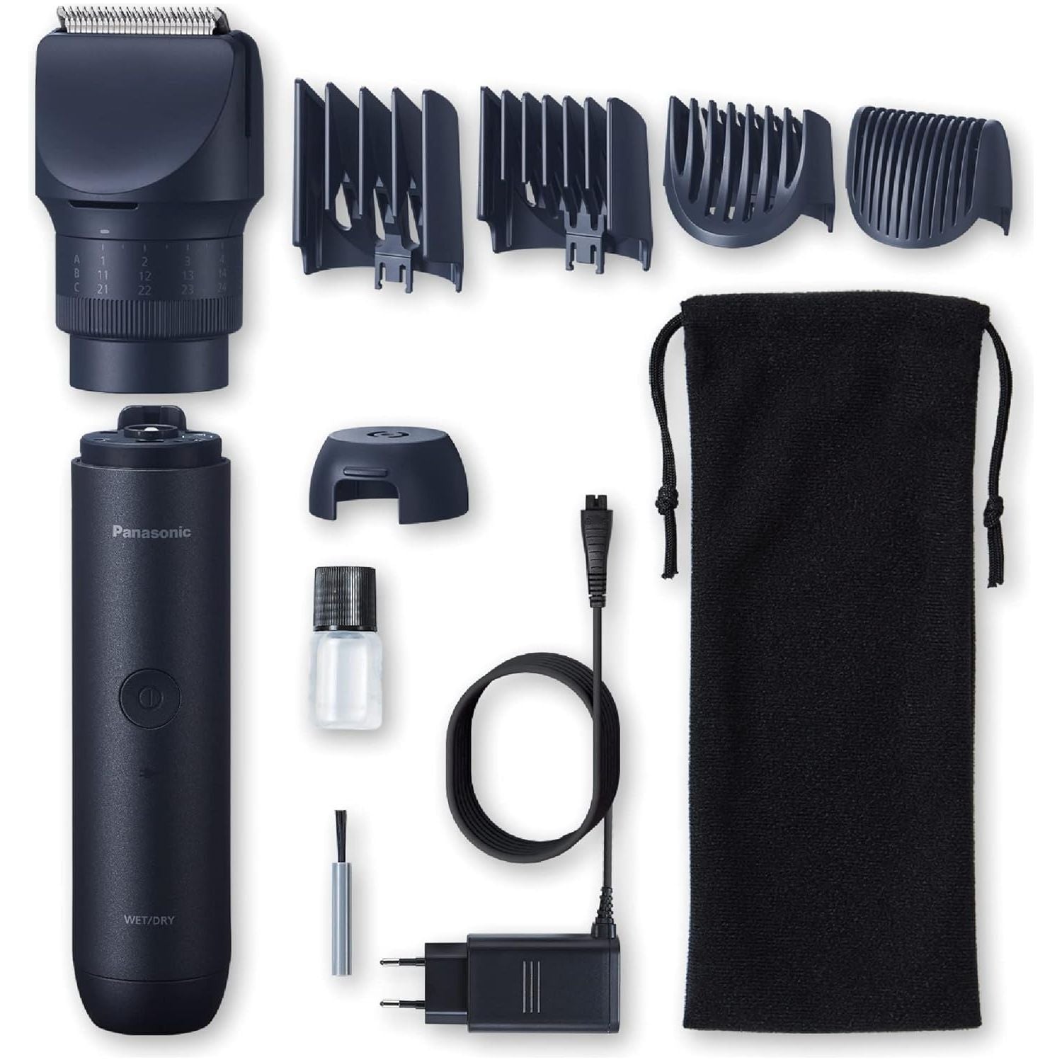 Panasonic ER-CKL2, MULTISHAPE Modular Personal Care System, Waterproof Beard and Hair Trimmer with Rechargeable Li-ion Battery, Black - 2