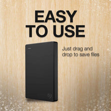 Seagate Portable Drive, 4TB, External Hard Drive, Dark Grey, for PC Laptop and Mac, 2 year Rescue Services, (STGX4000400) - 2