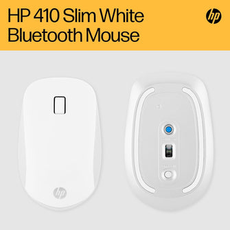 HP 410 Slim Silver Wireless Optical Mouse - White - 11