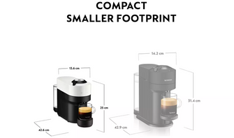 NESPRESSO by Krups Vertuo Pop XN920140 Smart Coffee Machine - White - 5