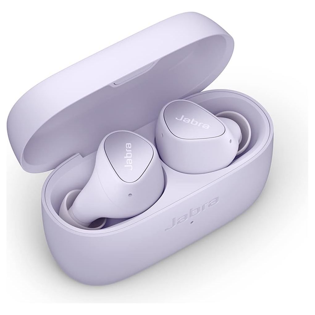 Jabra Elite 4 Wireless Earbuds, Active Noise Cancelling, Discreet and Comfortable Bluetooth Earphones with Spotify Tap Playback, Google Fast Pair, Microsoft Swift Pair and Multipoint - Lilac  - 1