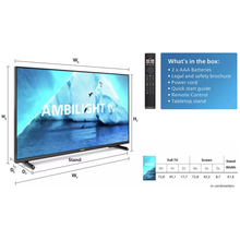 Philips Ambilight 32In PFS6908 Smart Full HD HDR Freeview TV - 3