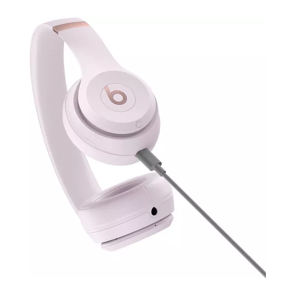 BEATS Solo 4 Wireless Bluetooth Headphones - Cloud Pink - 5