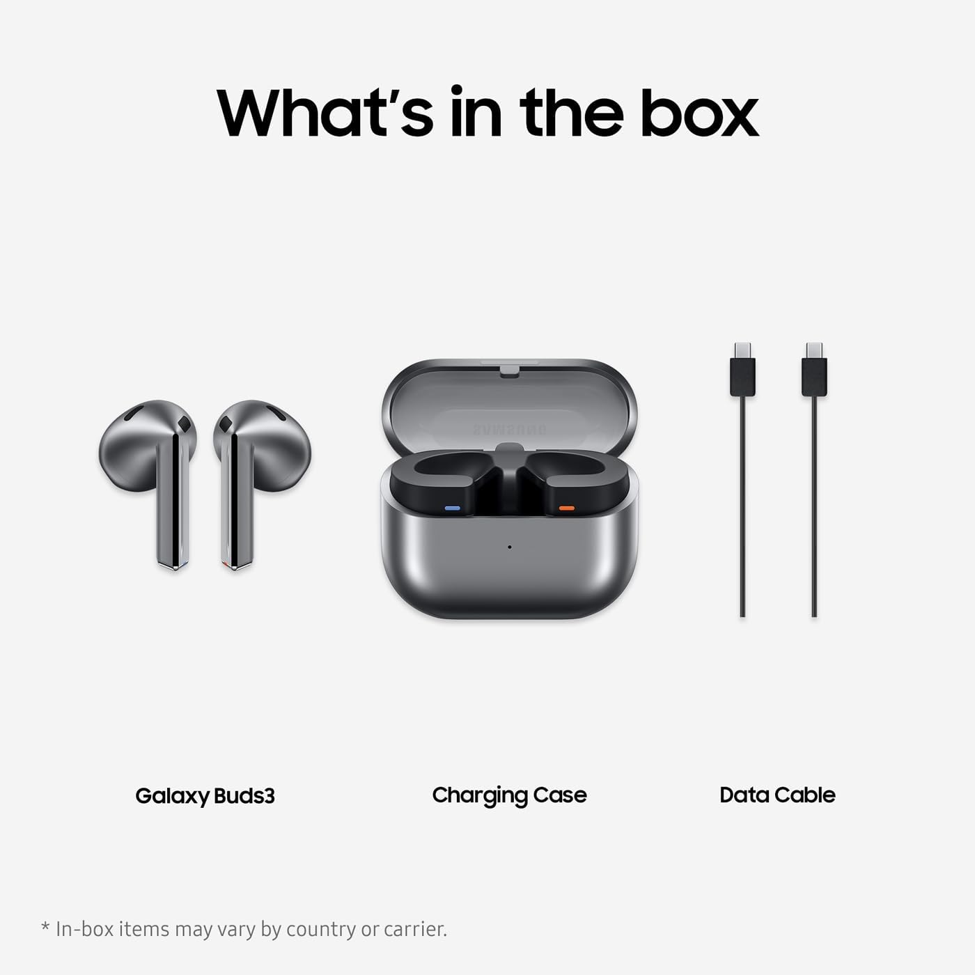 Samsung Galaxy Buds3 silver with Galaxy AI, Wireless Earbuds, Noise Cancelling, Bluetooth, 360 Audio, Grey, 2 Year Manufacturer Extended Warranty (UK Version)  - 12