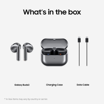 Samsung Galaxy Buds3 silver with Galaxy AI, Wireless Earbuds, Noise Cancelling, Bluetooth, 360 Audio, Grey, 2 Year Manufacturer Extended Warranty (UK Version)  - 12