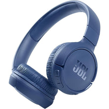 JBL Tune510BT Wireless On-Ear Headphones with Bluetooth 5.0 and Speed Charge, Up to 40 Hours Battery Life, Blue - 1