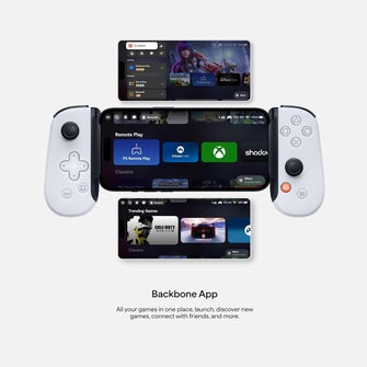 BACKBONE One Mobile Gaming Controller for Android and iPhone 15 Series (USB-C) - PlayStation Edition - 2nd Gen - Turn Your Phone into a Gaming Console - Play PlayStation, Xbox, Call of Duty & More  - 3