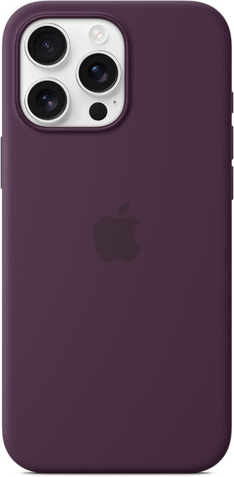  Apple iPhone 16 Pro Max Silicone Case with MagSafe - Plum - 1