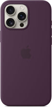  Apple iPhone 16 Pro Max Silicone Case with MagSafe - Plum - 3