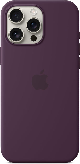  Apple iPhone 16 Pro Max Silicone Case with MagSafe - Plum - 3