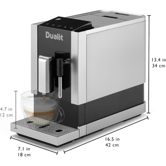 Dualit Bean to Go Machine CBCM1 - Barista Quality Professional Coffee Machine - Silver/Black - 2