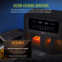 TOWER Vortx Vizion [T17151BM] Air Fryer - Black - 9