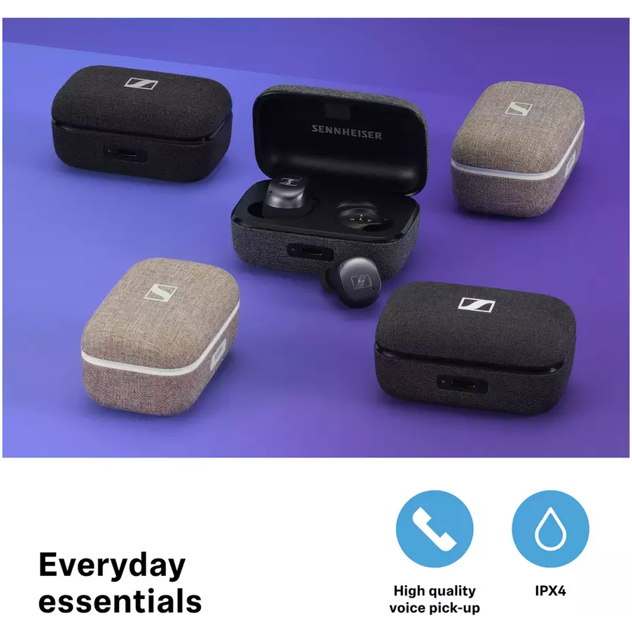 Sennheiser Momentum 3 In-Ear True Wireless Earbuds - Black - 6