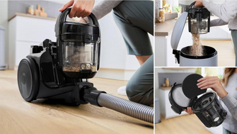 Bosch BGS05BA2GB Bagless Cylinder Vacuum Cleaner - Black - 2