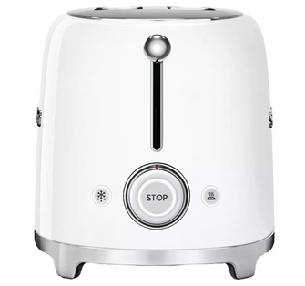 Smeg TSF01WHUK 50's Style Retro 2 Slice Toaster - White - 6
