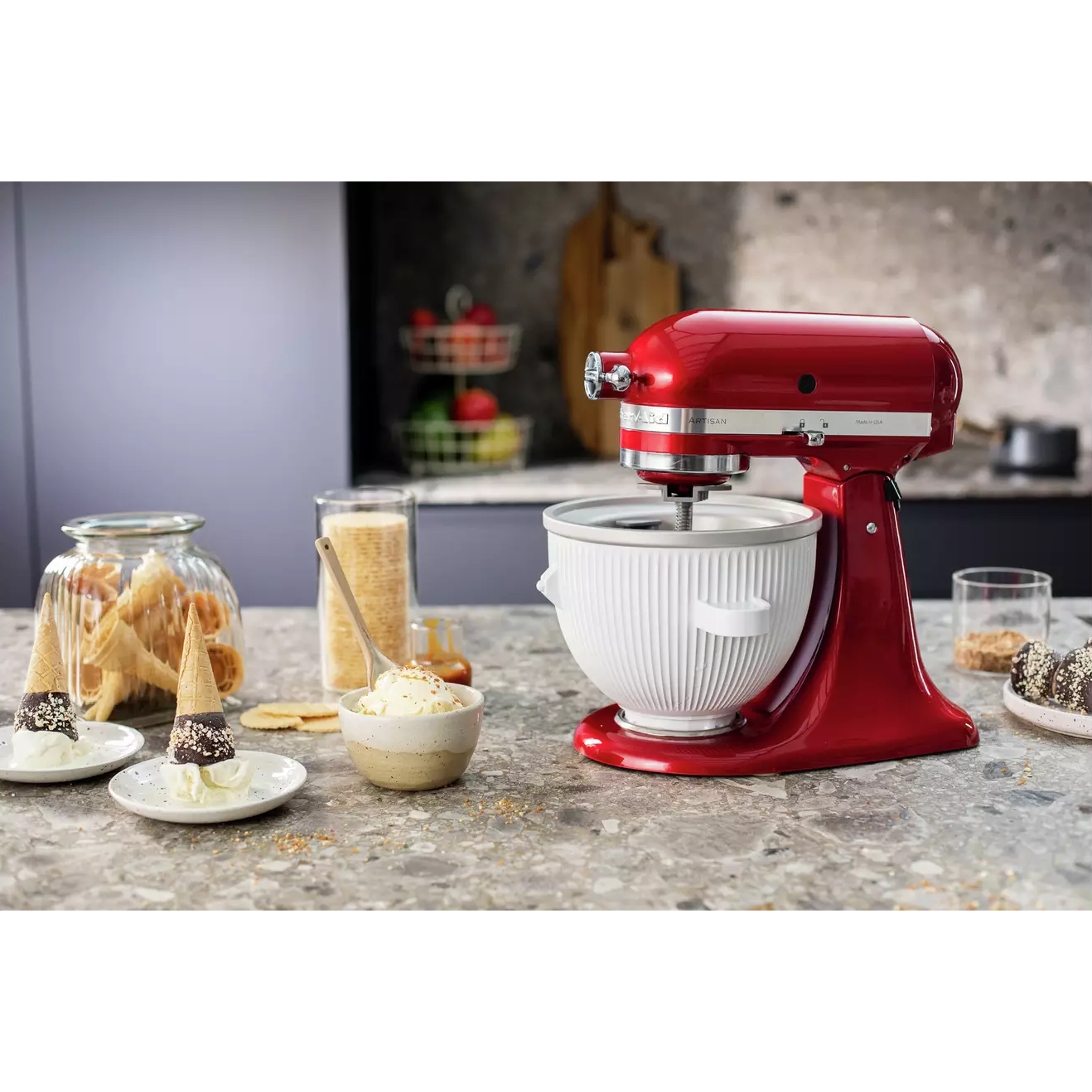 KitchenAid 1.9L Ice Cream Maker Attachment - 6