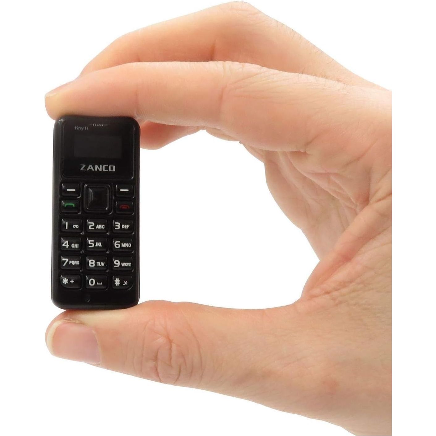  Zanco Tiny T1 - Black - World's Smallest Mobile Phone - 1